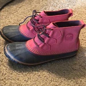Sorel Red Duck Booties